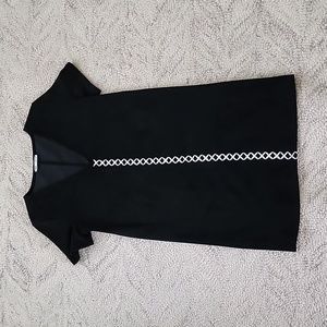 Zara Faux Suede Black Mini Dress